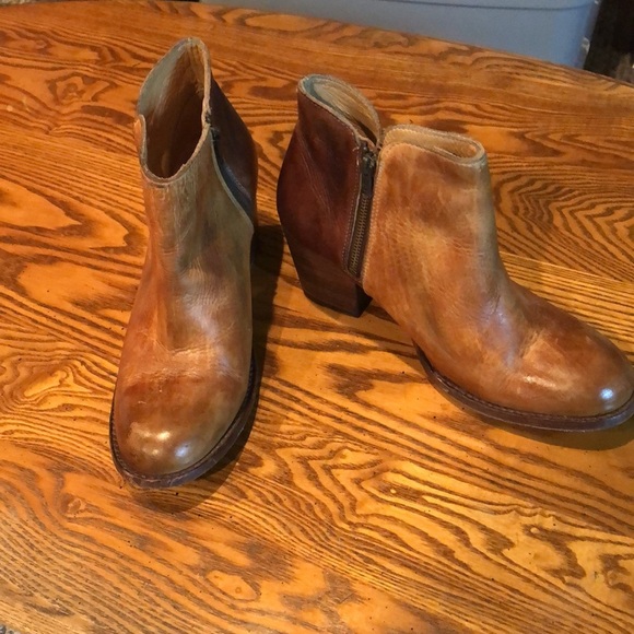 Bed Stu Yell Brown Distressed Booties-Size 11 - Picture 12 of 12
